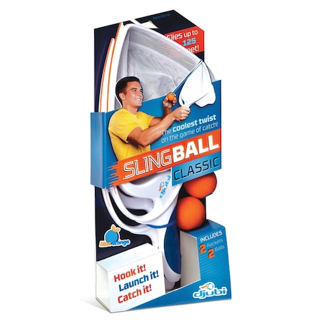 Djubi Djubi Slingball Orange/White DJB5000